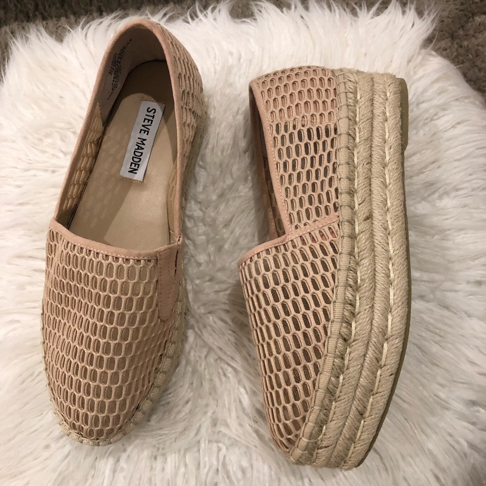 Steve Madden Espadrille Platform shoes